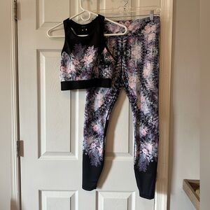 Alala matching floral workout set